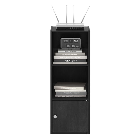 Furinno Luder blackwood finish complements contemporary living areas.