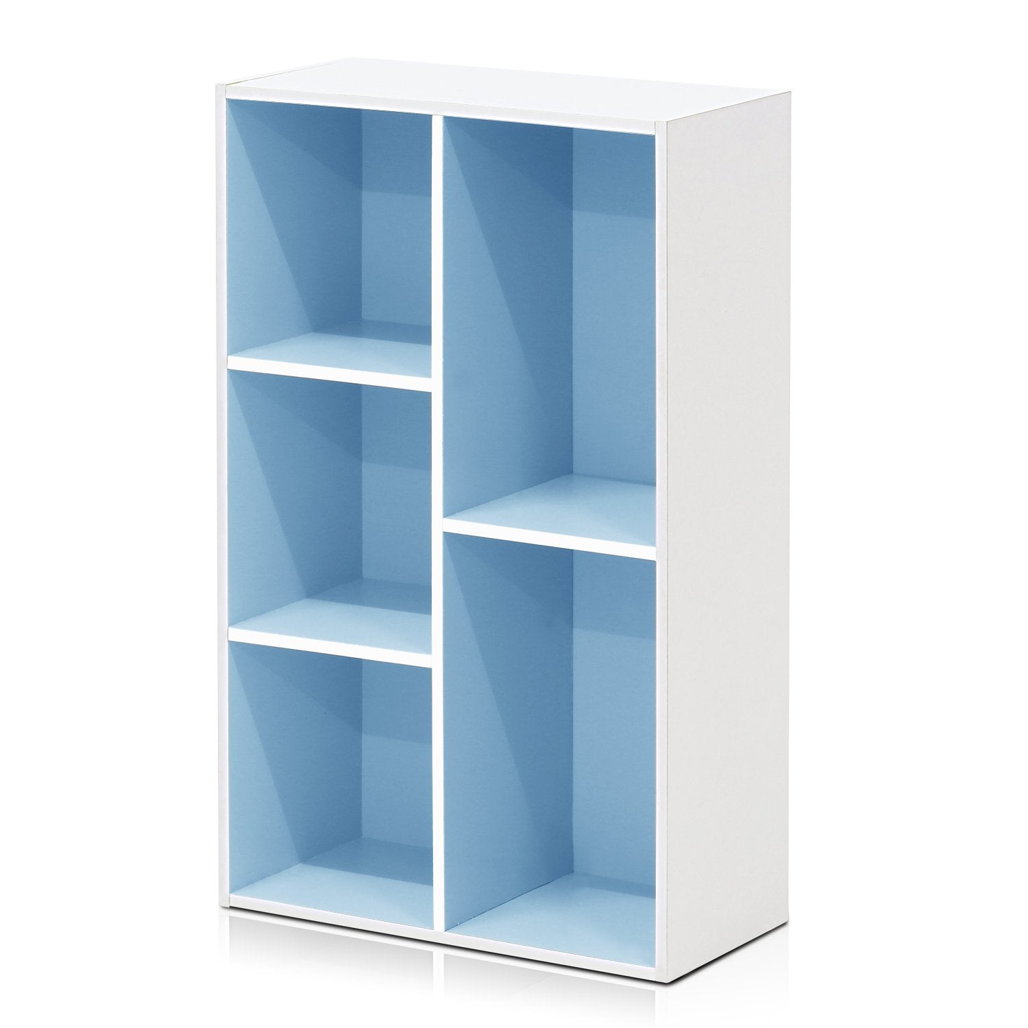 Furinno LUDER 5-cube book shelf organized living room display