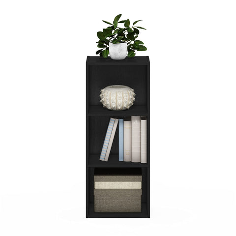 Furinno LUDER 3-cube open shelves for books and decor accents.
