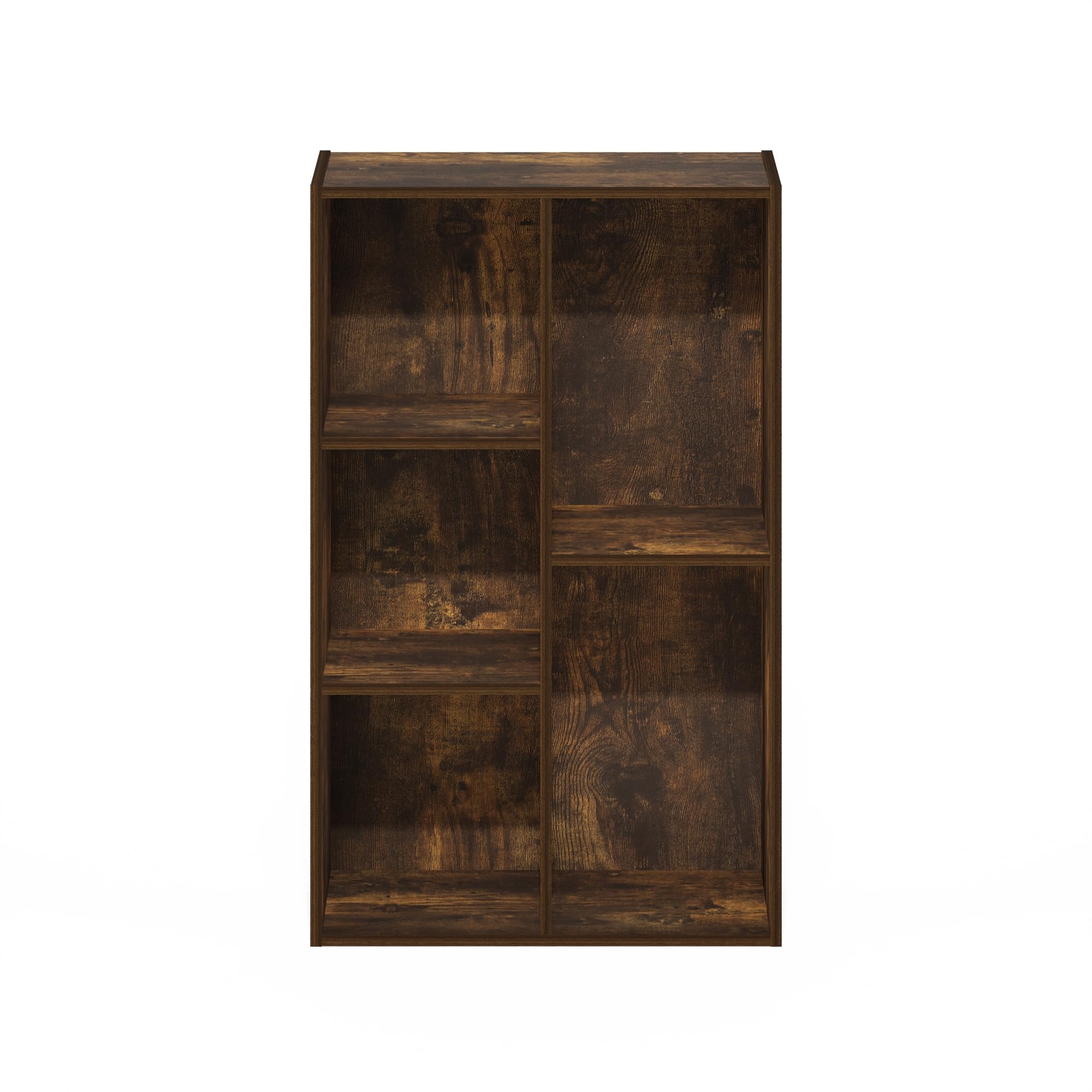 Furinno LUDER dimensions 9.4 x 19.5 x 31.5 inches in amber pine.