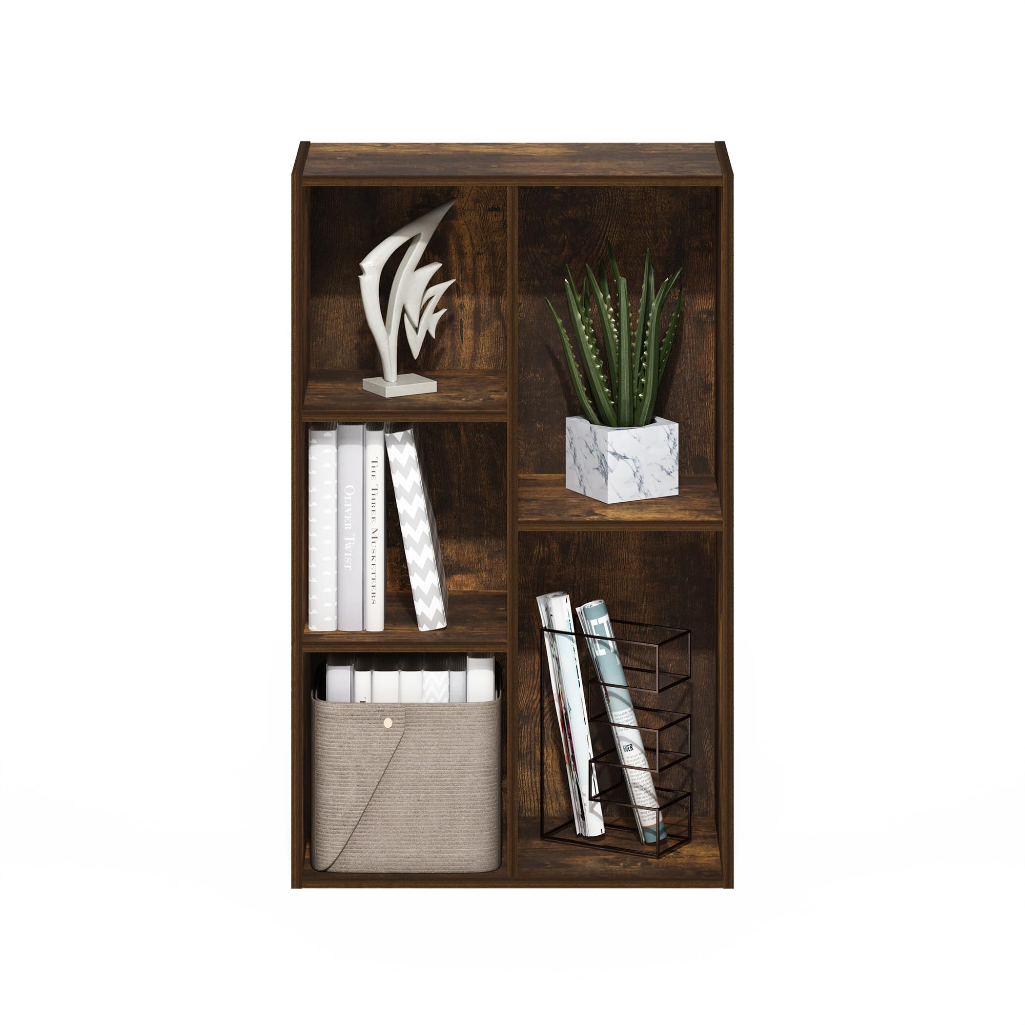 Furinno LUDER durable FSC panels ensure long-lasting, stable storage for daily use.