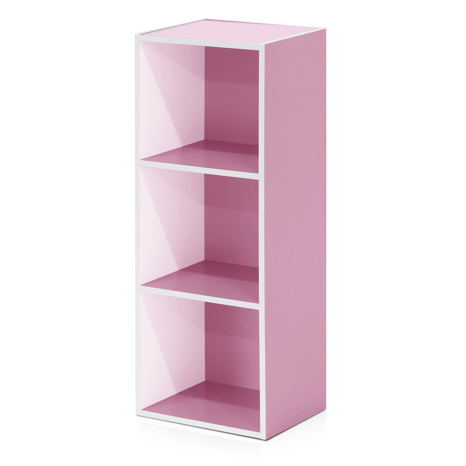 Furinno LUDER bookshelf with open shelves for compact spaces and organized display.