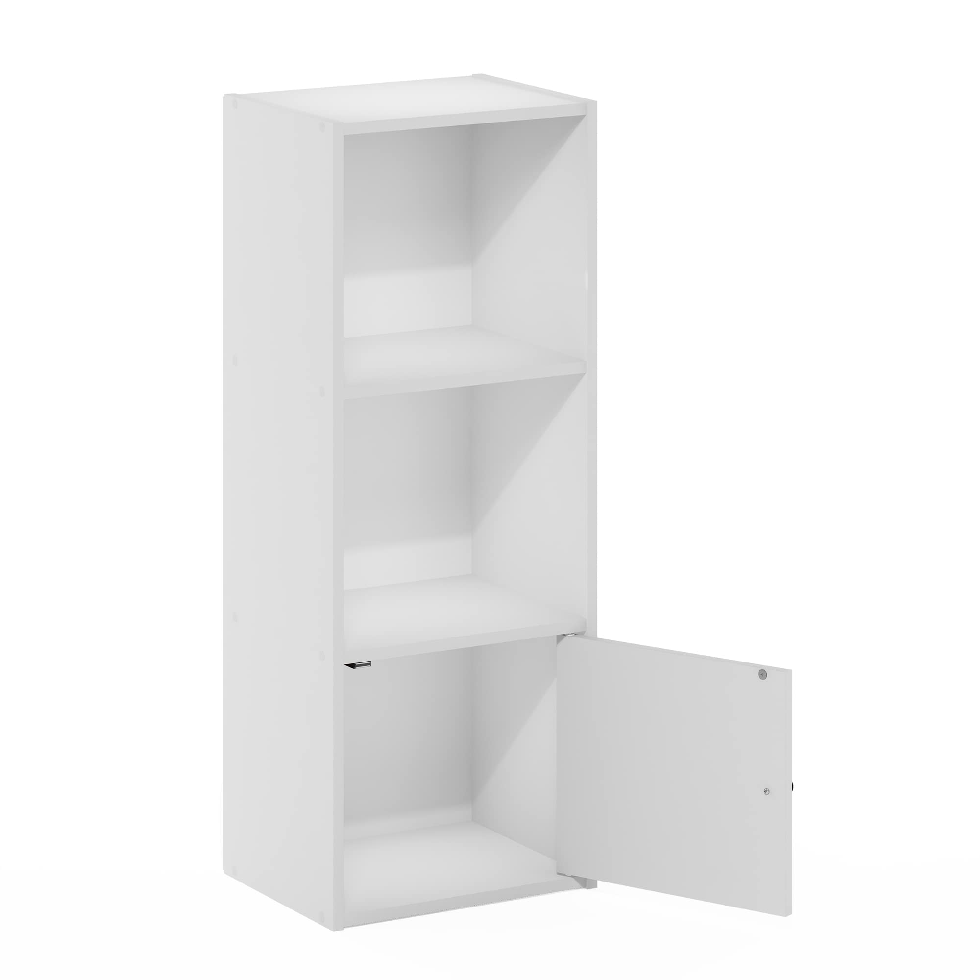 Furinno Luder fits in small spaces for neat storage.