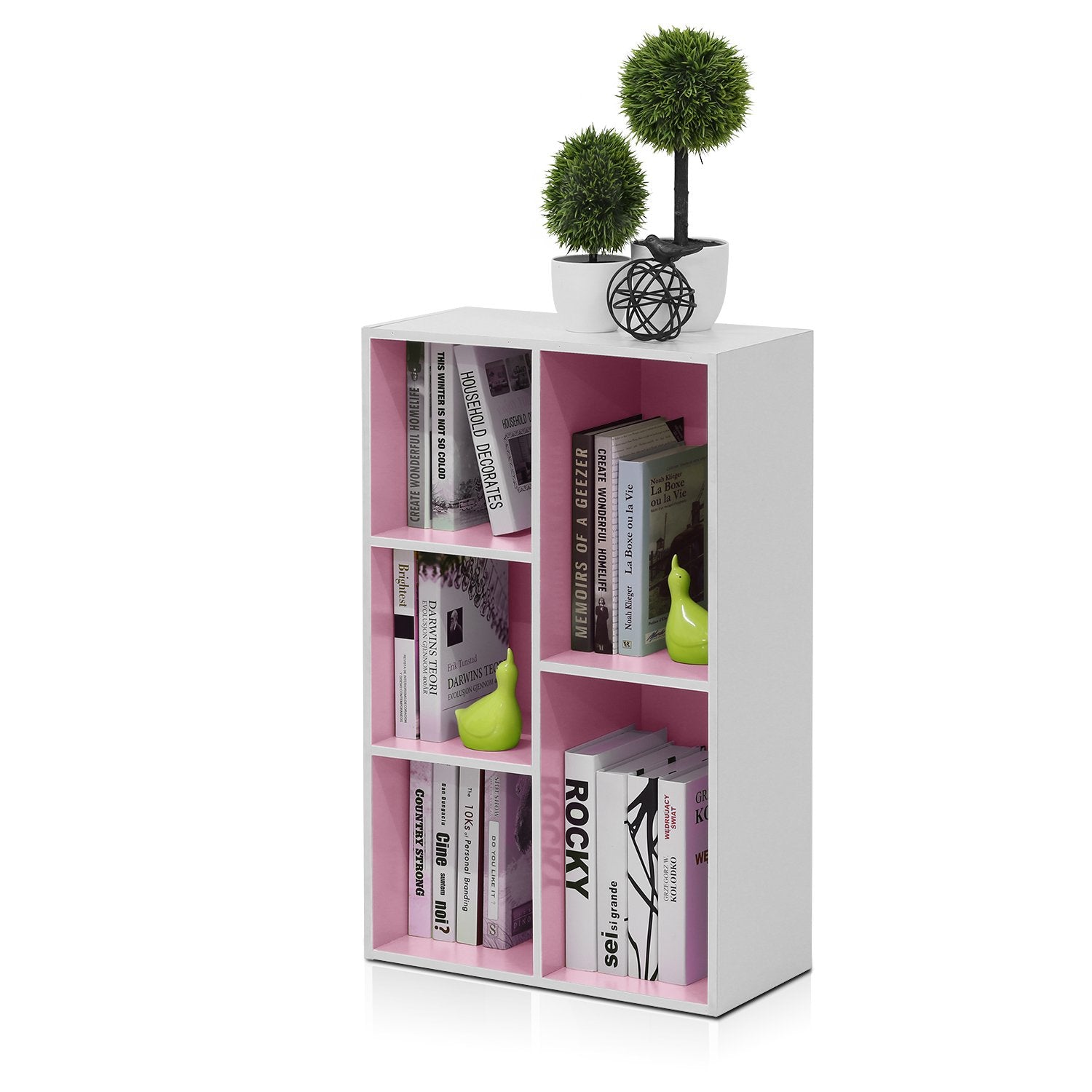 Furinno LUDER easy-assembly image shows included hardware for quick setup.