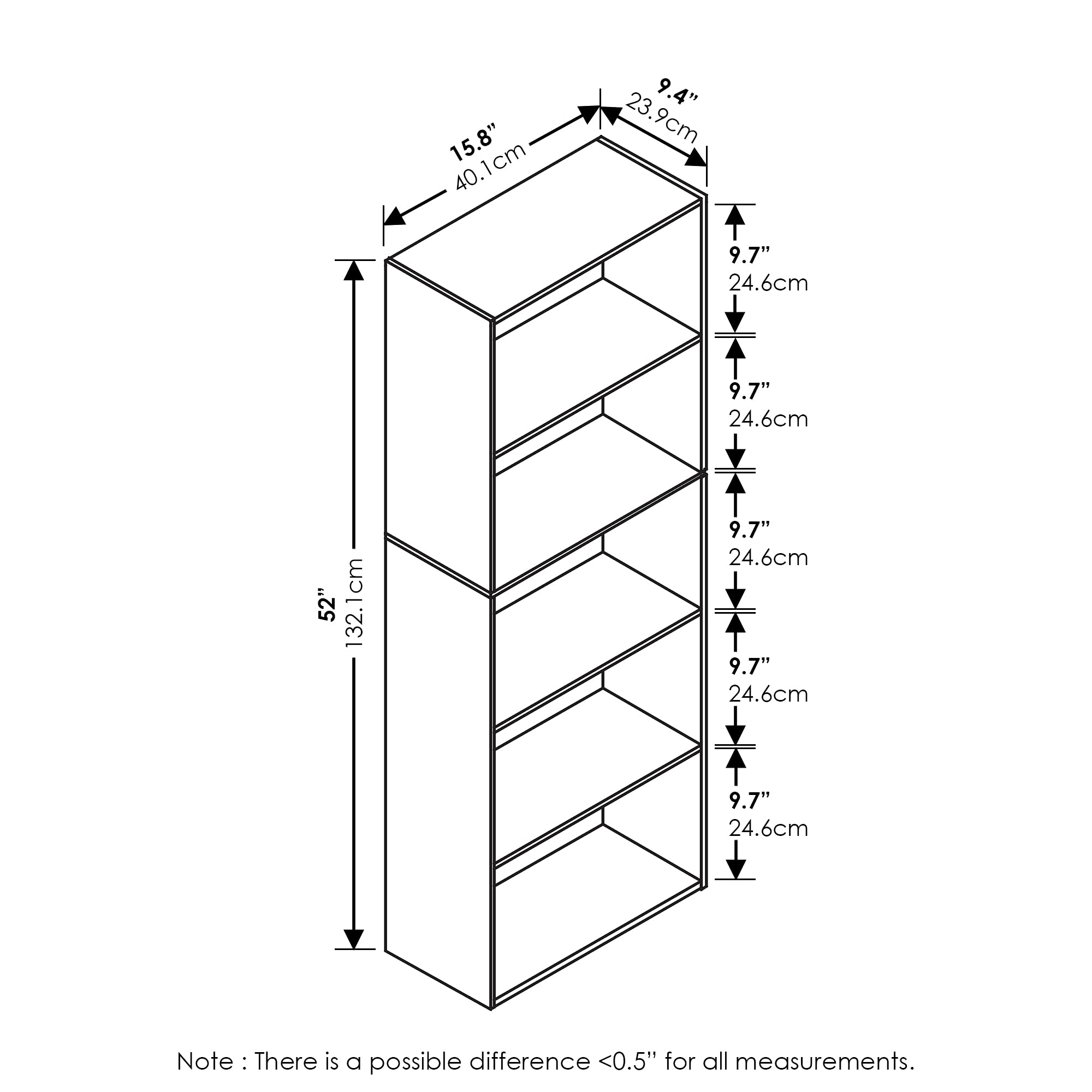 Furinno LUDER home office for organized supplies.
