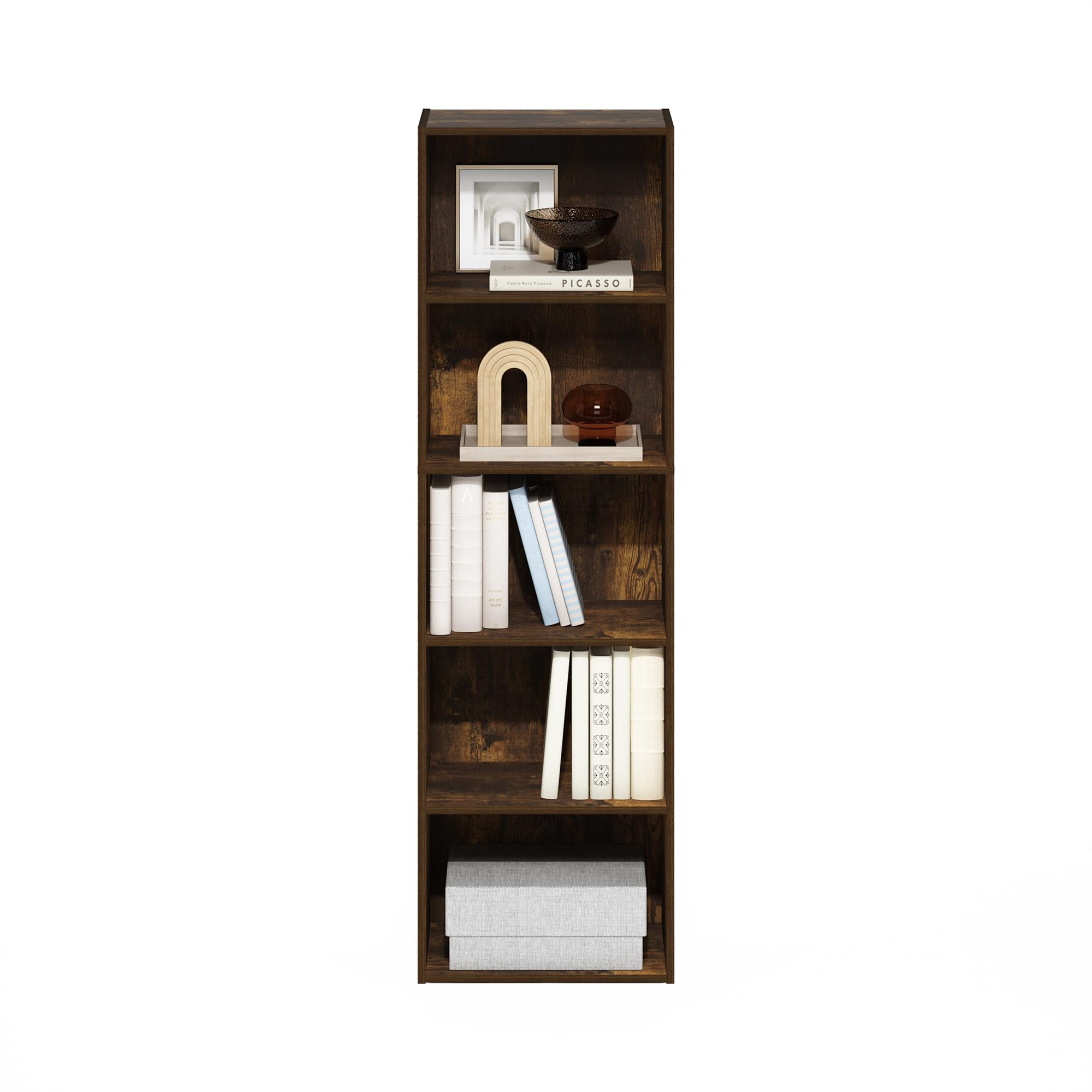 Furinno Luder displayed in a living room with books and decor