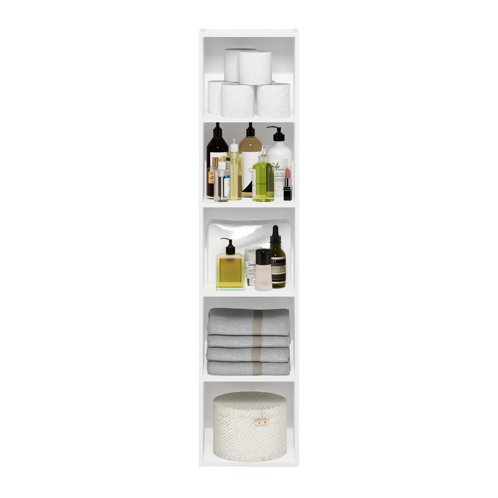 Furinno PASIR sturdy back panel supports item security