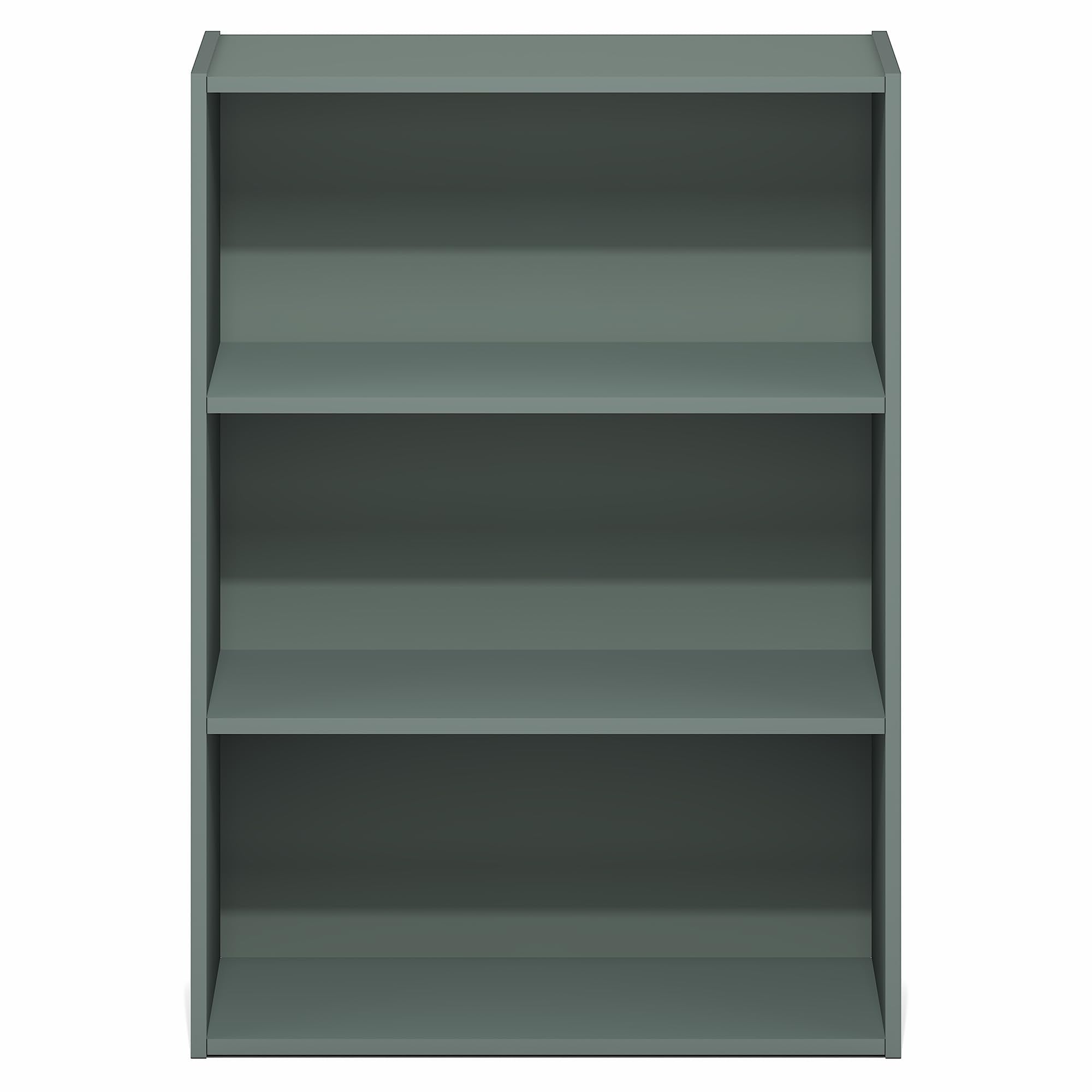 Furinno Pasir book shelf interior stores books and baskets efficiently