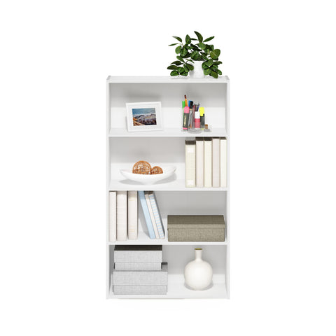 Furinno PASIR book shelf dimensions 9.4 by 23.6 by 41.7 inches fit small rooms neatly.