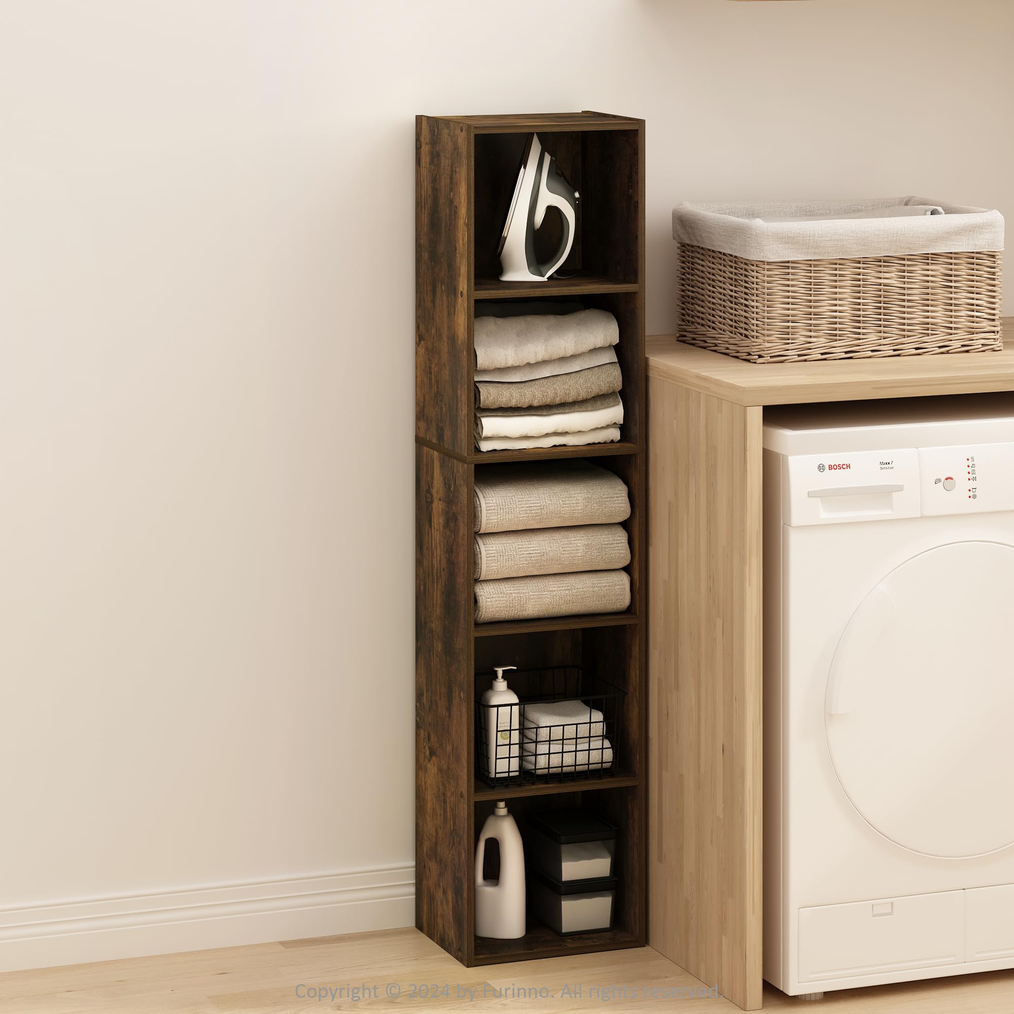 Furinno Pasir vertical frame slim design saves space in small rooms