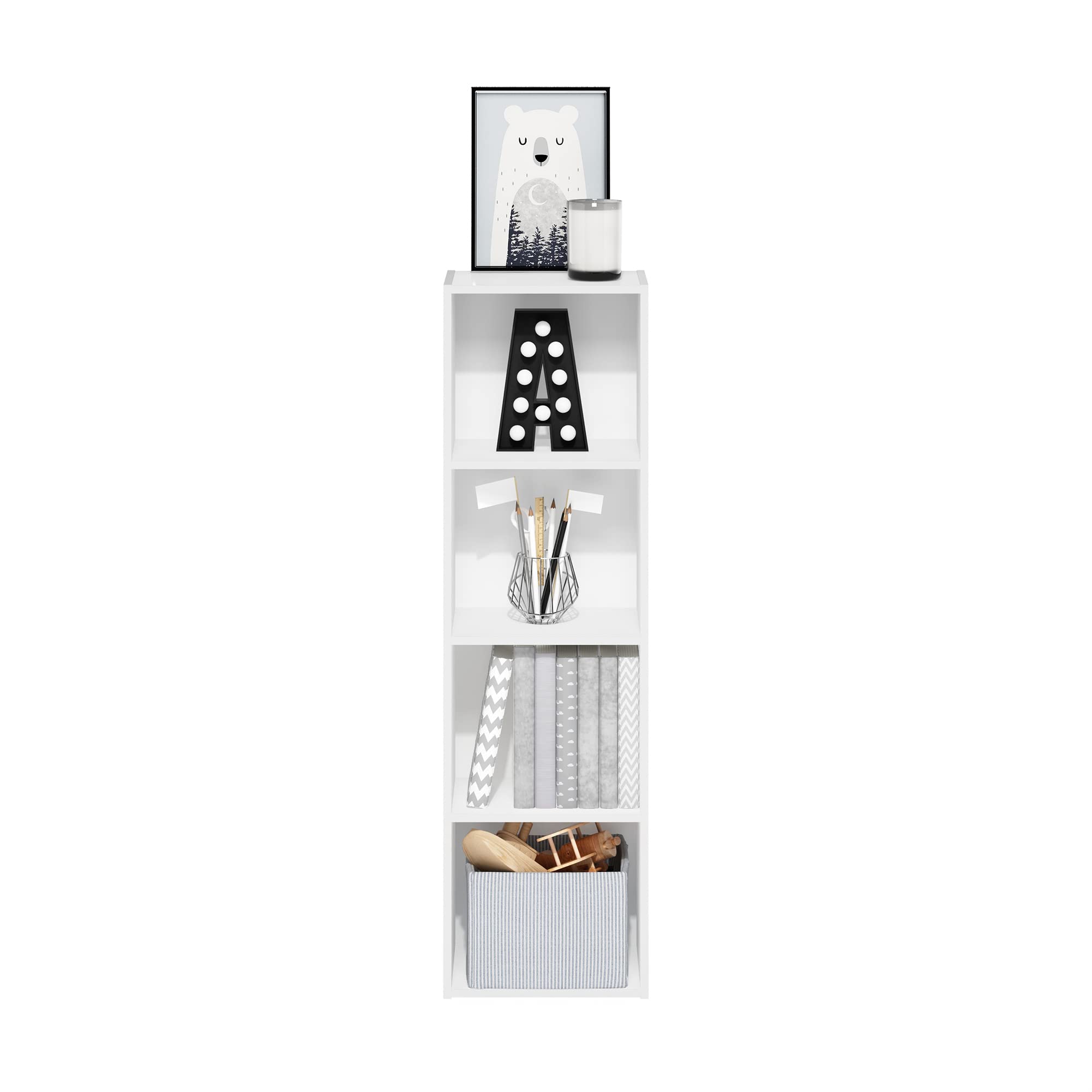 Furinno PASIR wall-anchor kit and back panel for added safety