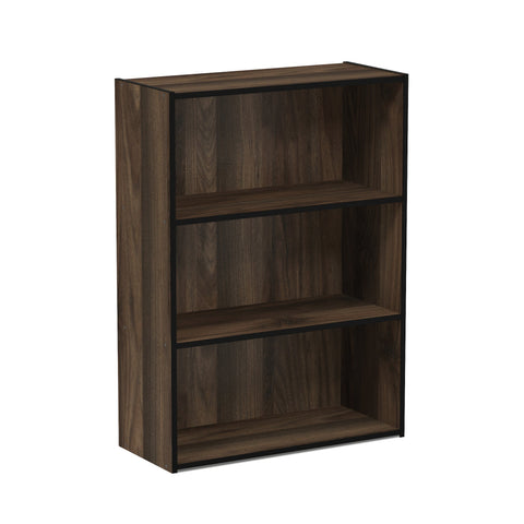 Columbia Walnut finish highlights the Pasir shelf in modern spaces.
