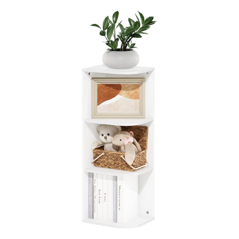 Furinno PASIR sturdy slim vertical frame supports organized display.