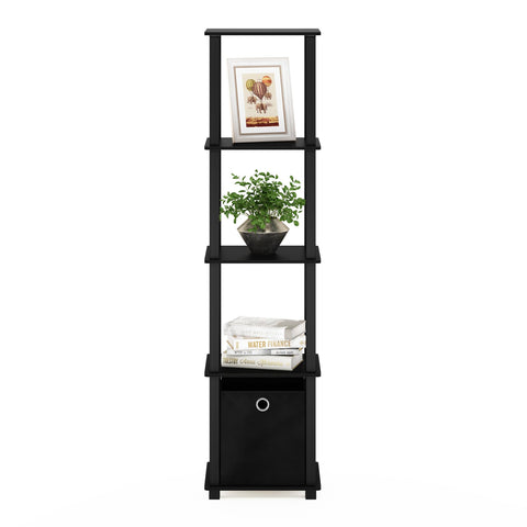 Furinno dimensions: 11.7 in D x 14.2 in W x 56.9 in H.