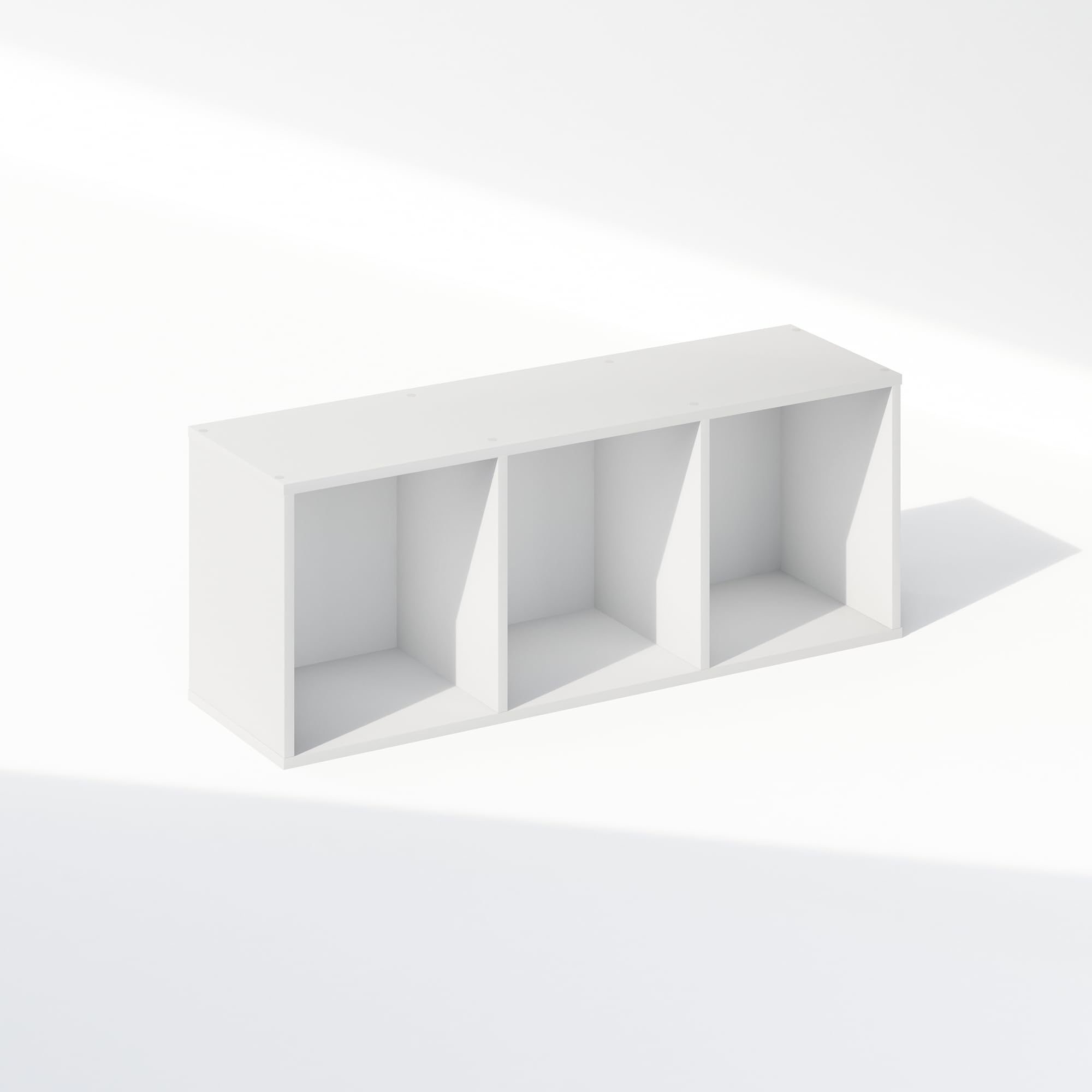 Furinno Reed weight-capacity top panel and shelves support daily use