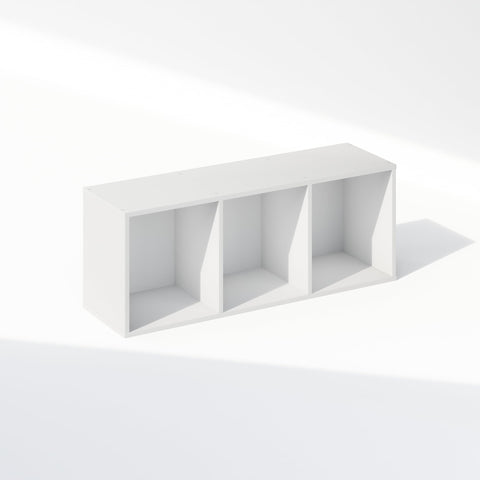 Furinno Reed weight-capacity top panel and shelves support daily use