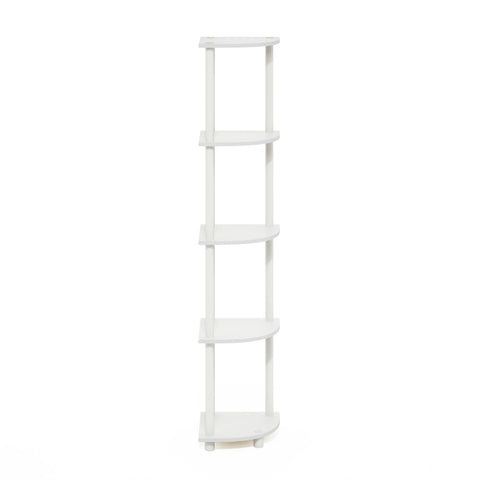 Furinno Turn-N-Tube dimensions fit tight corners in rooms.