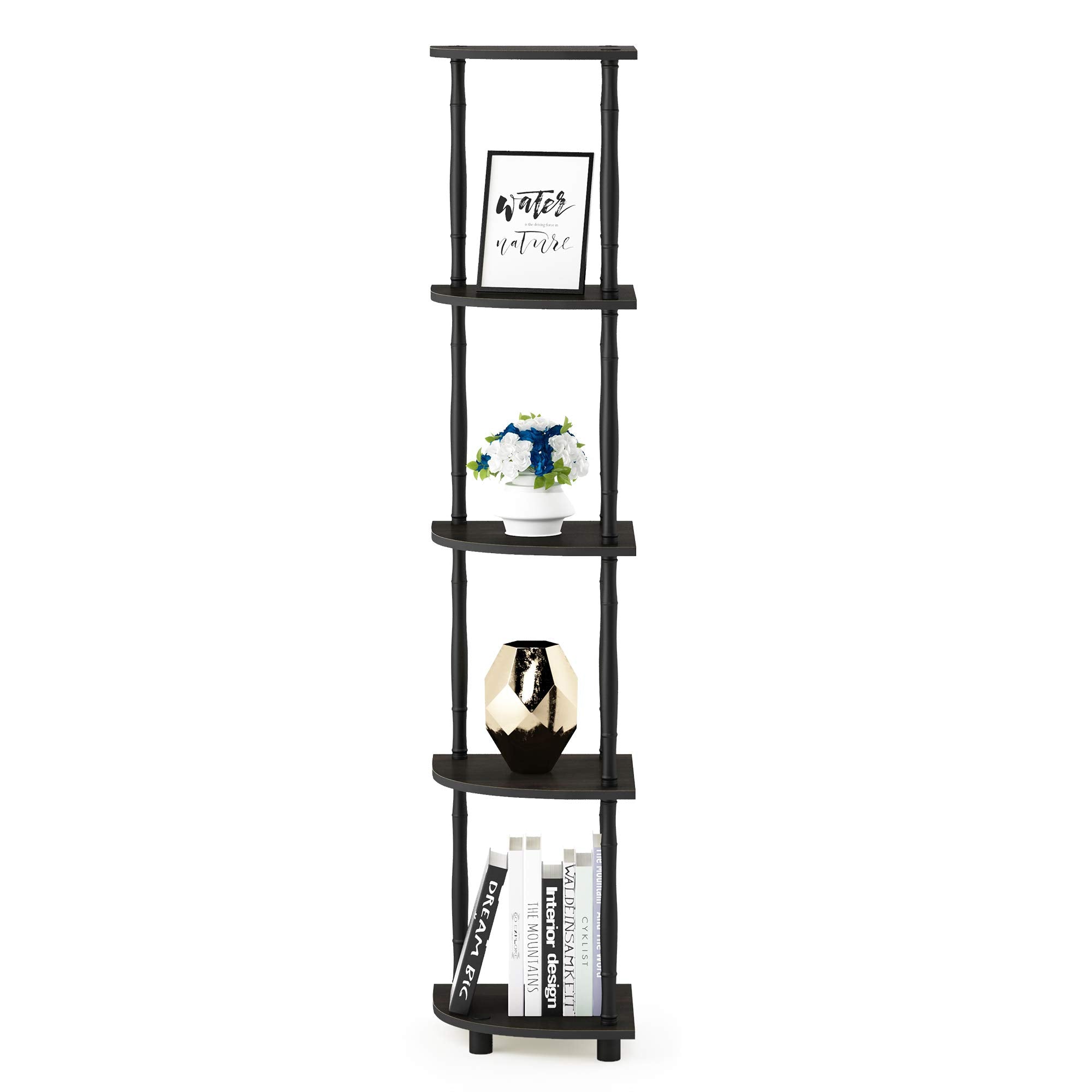 Furinno Turn-N-Tube durable PVC tubes and MDF construction support everyday use.