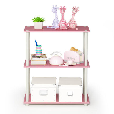 Furinno Turn-N-Tube pink home office storage for organizing supplies
