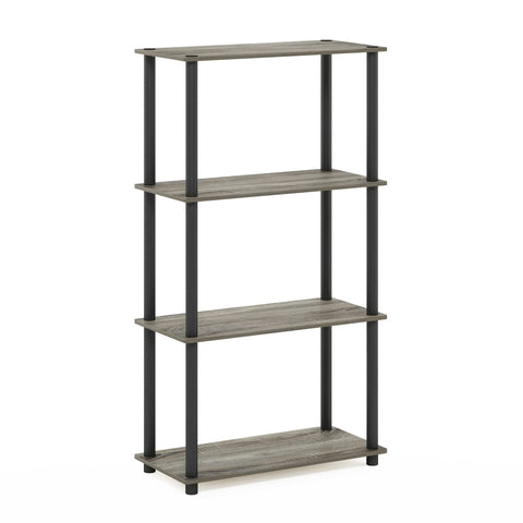 Furinno Turn-N-Tube 4-tier shelf placed in a living room setting
