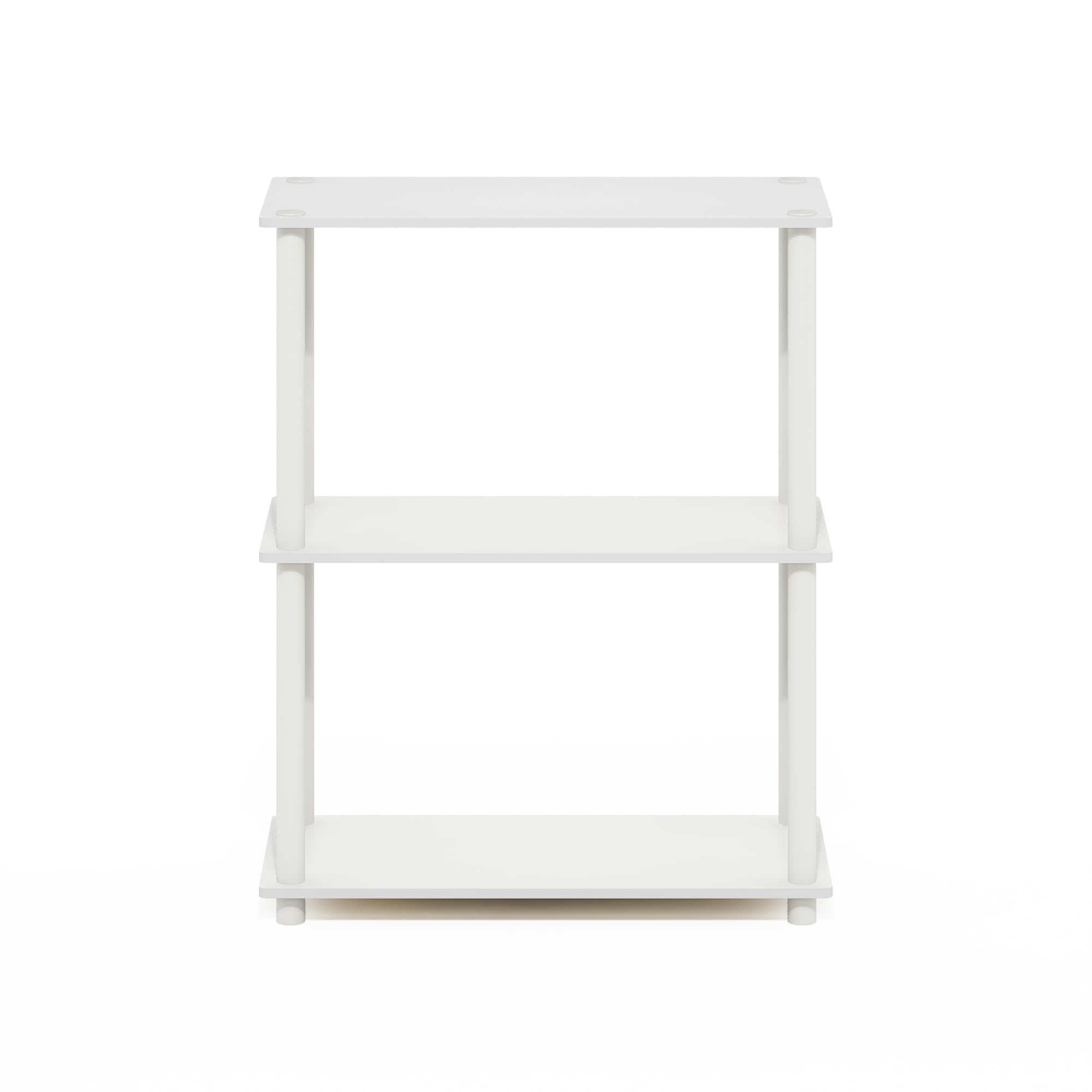Furinno Turn-N-Tube dimensions 11.6 x 23.6 x 29.6 inches for compact storage.