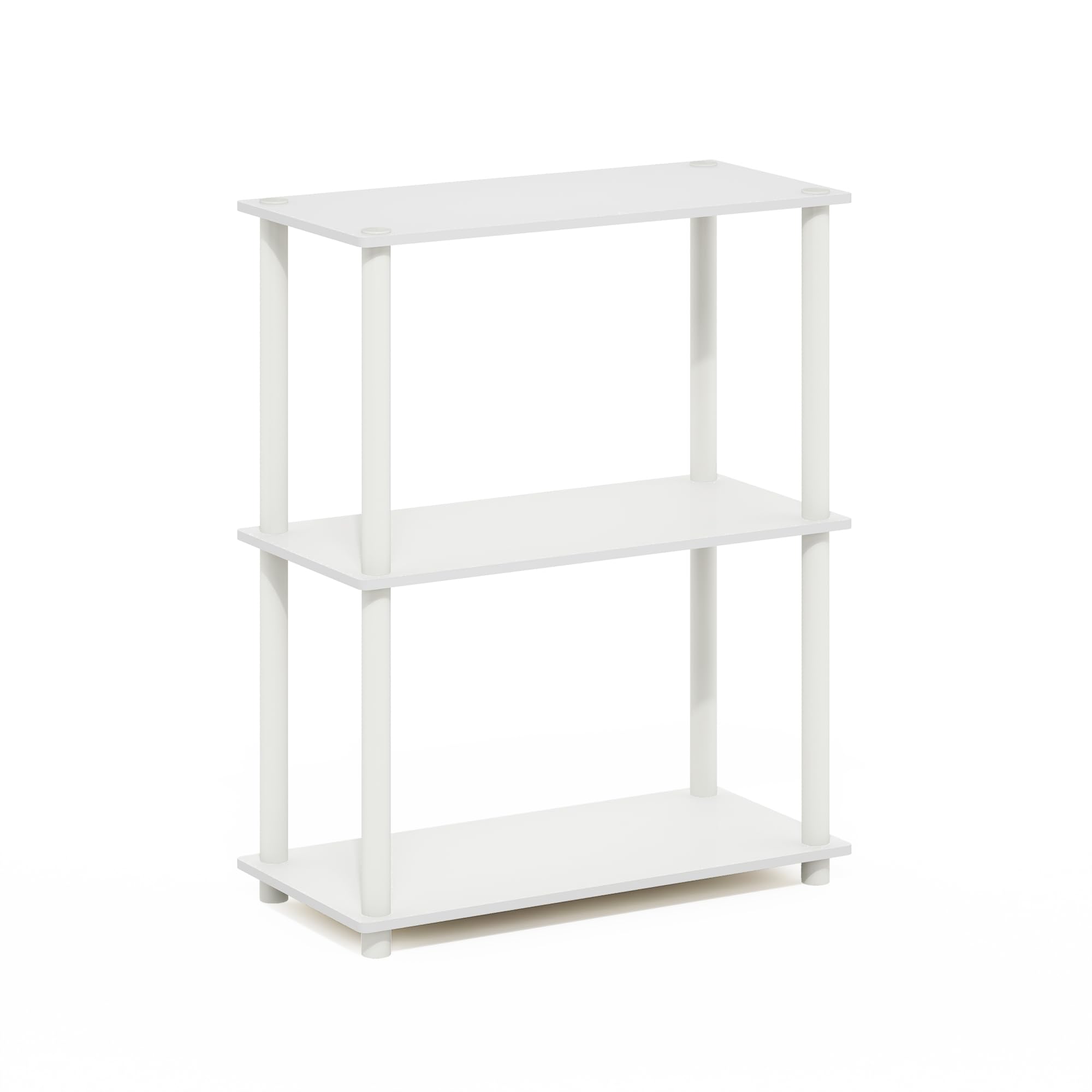 Furinno Turn-N-Tube durable composite wood and PVC construction for daily use.