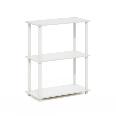 Furinno Turn-N-Tube durable composite wood and PVC construction for daily use.