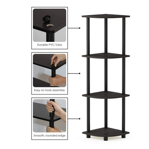 Furinno Turn-N-Tube built with FSC-certified wood and recycled PVC tubes