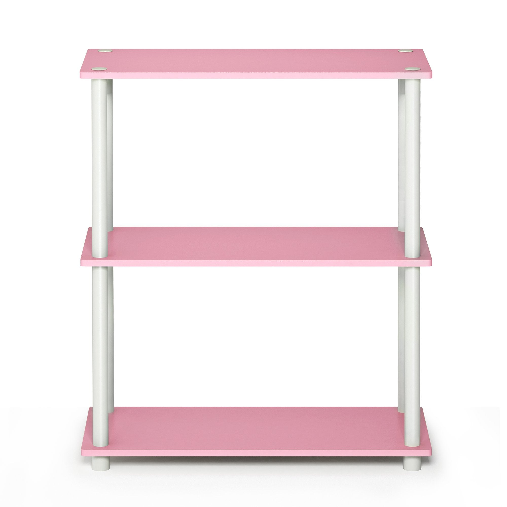 Furinno Turn-N-Tube pink with toolless assembly for quick setup