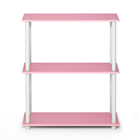 Furinno Turn-N-Tube pink with toolless assembly for quick setup