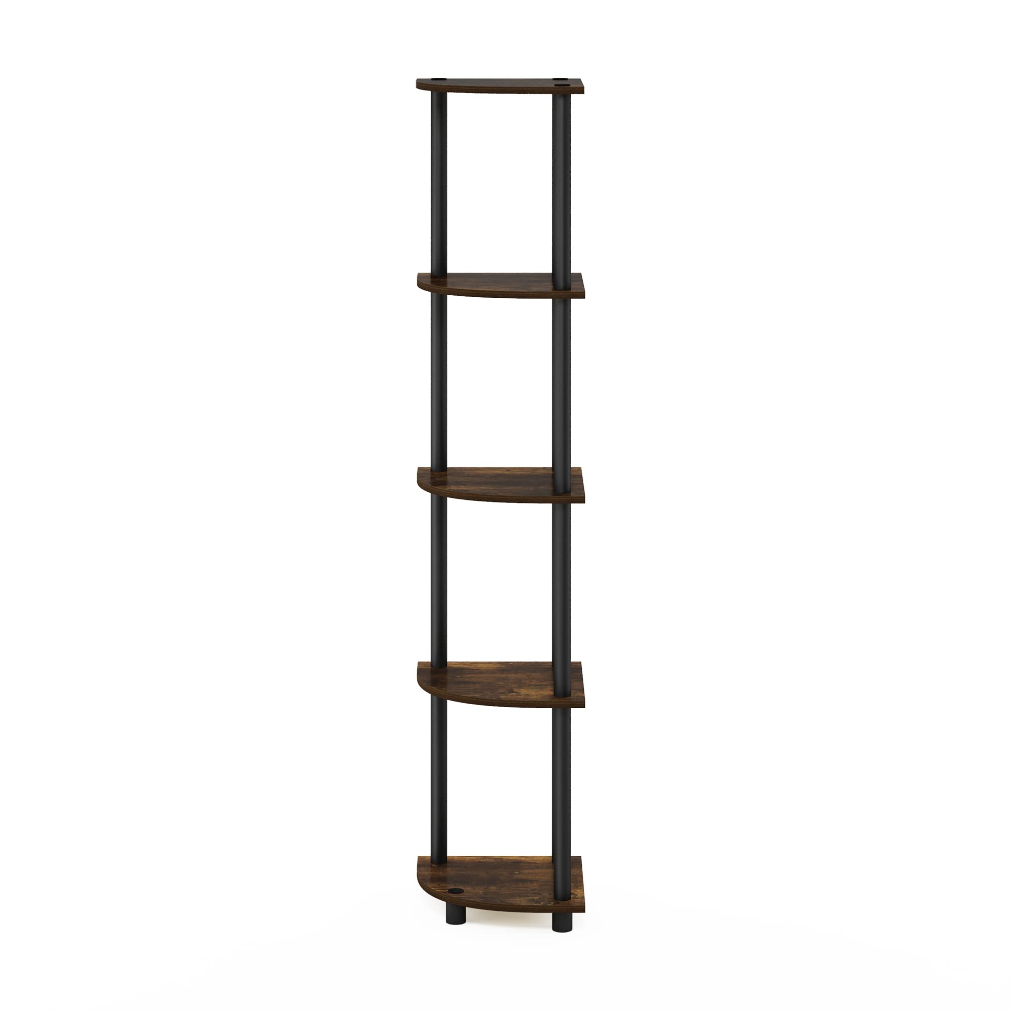 Furinno Turn-N-Tube wall-anchor kit improves shelf stability.