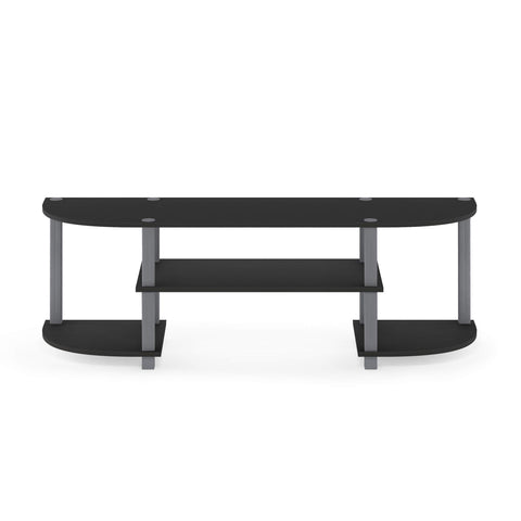 Furinno Turn-S-Tube wide TV stand dimensions 47.25W x 13.4D x 15.9H.