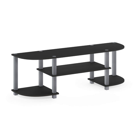 Furinno Turn-S-Tube wide TV stand uses durable materials for everyday use.