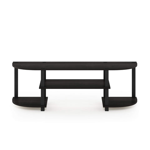 Furinno Turn-S-Tube wide TV stand dimensions 47.25W x 13.4D x 15.9H