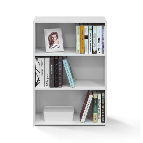 Furinno Wright soft white finish adds a clean, modern touch to any room.
