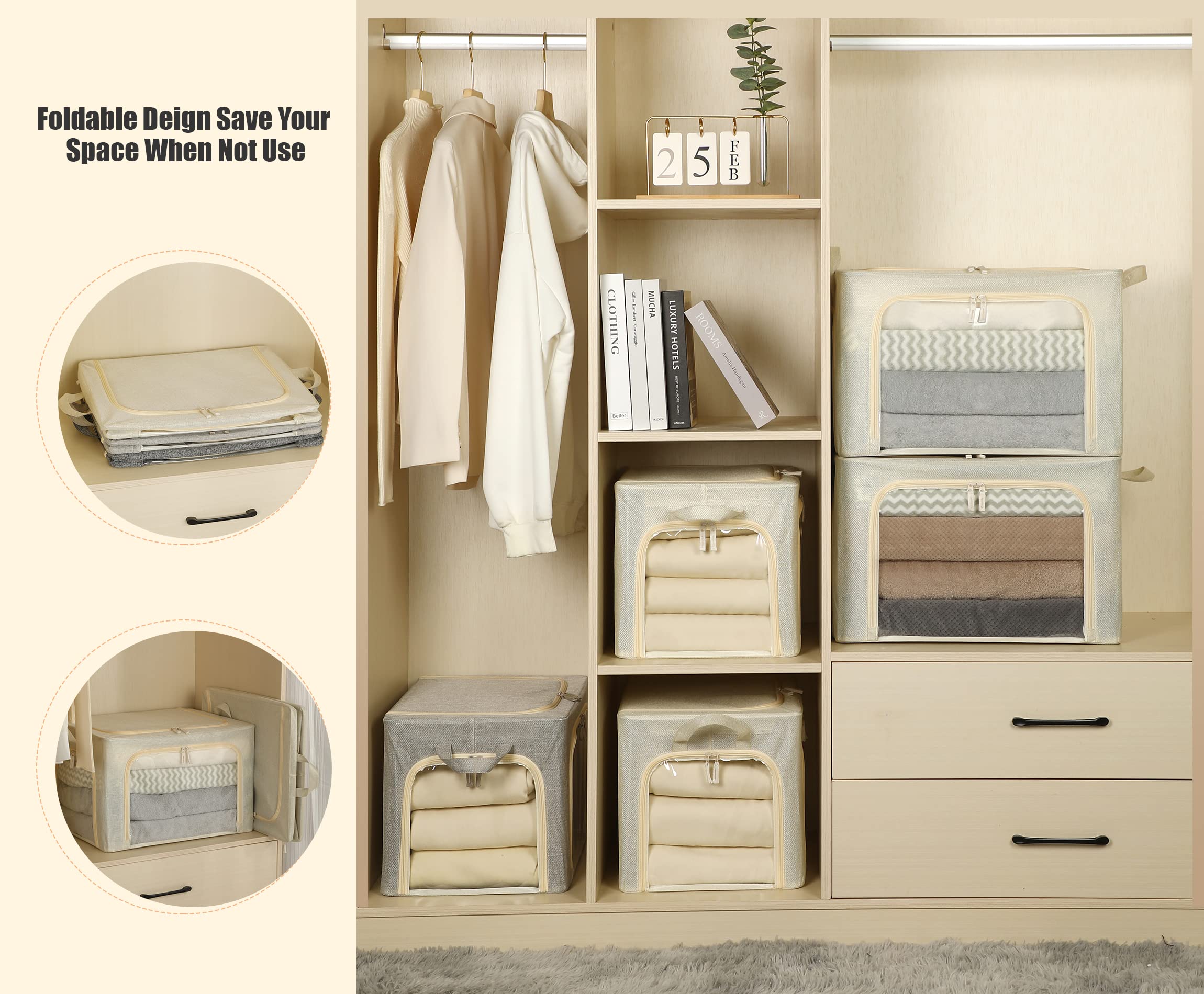 Furnhome ergonomic handles make moving full bins easier.