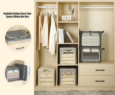 Furnhome reinforced ergonomic handles simplify moving and organizing clothing