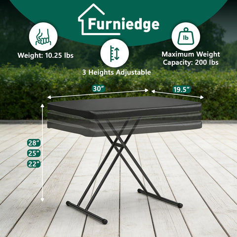 FurniEdge sturdy metal frame ensures reliable stability during tasks