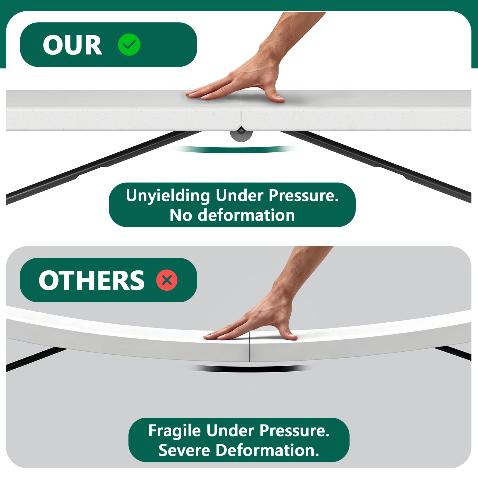 FurniEdge portable design supports camping, picnics, and outdoor gatherings.