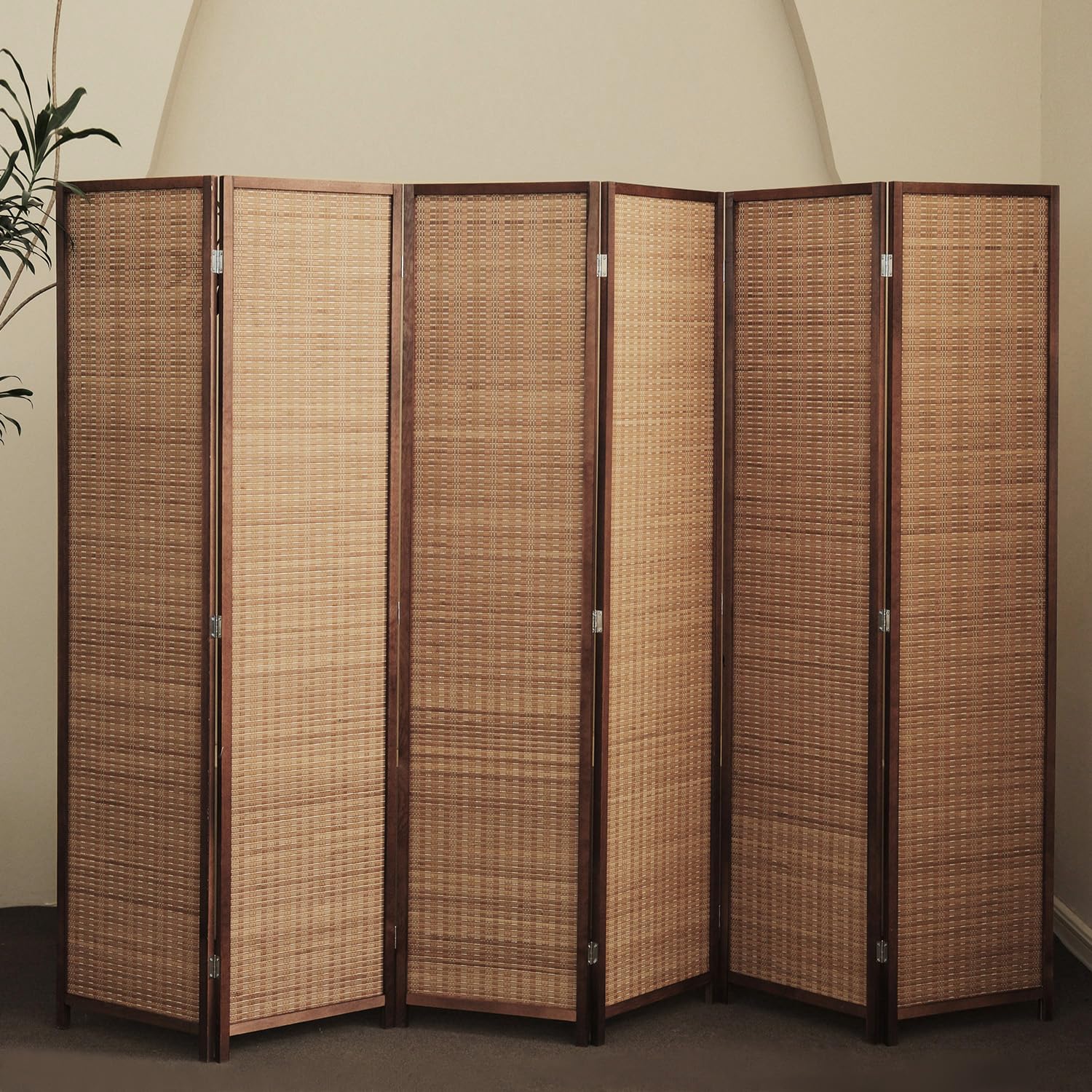 Furnnylane bamboo room divider flexible layout for varied spaces