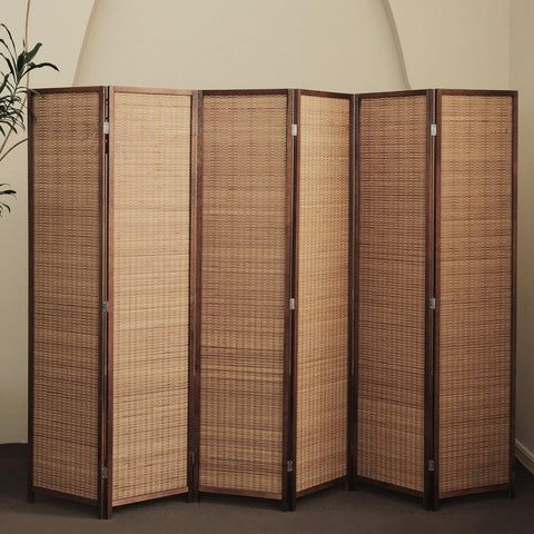 Furnnylane bamboo room divider flexible layout for varied spaces