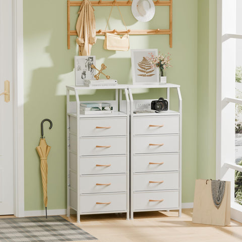 Furnulem fabric drawer close-up shows soft foldable storage.
