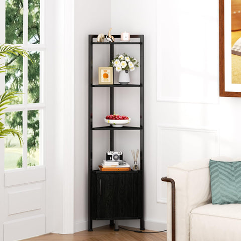 Furnulem 62.8-inch height elevates display and decor access.