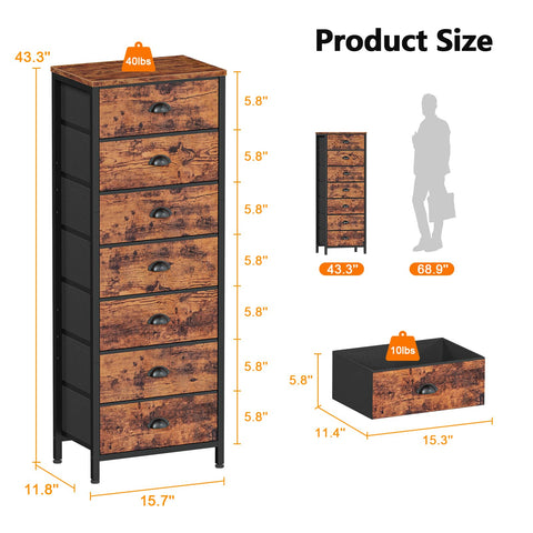 Furnulem dresser back features an X-crossbar for enhanced stability and safety.