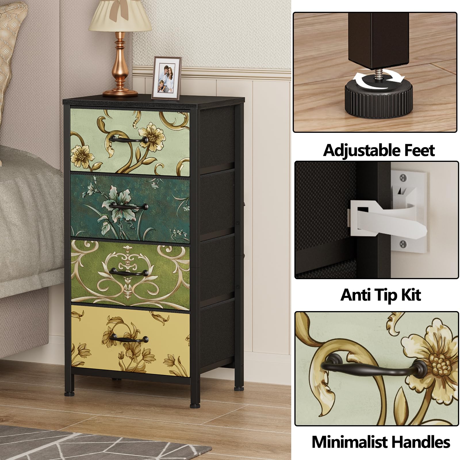 Furnulem easy-assembly chest with included tools and quick setup.