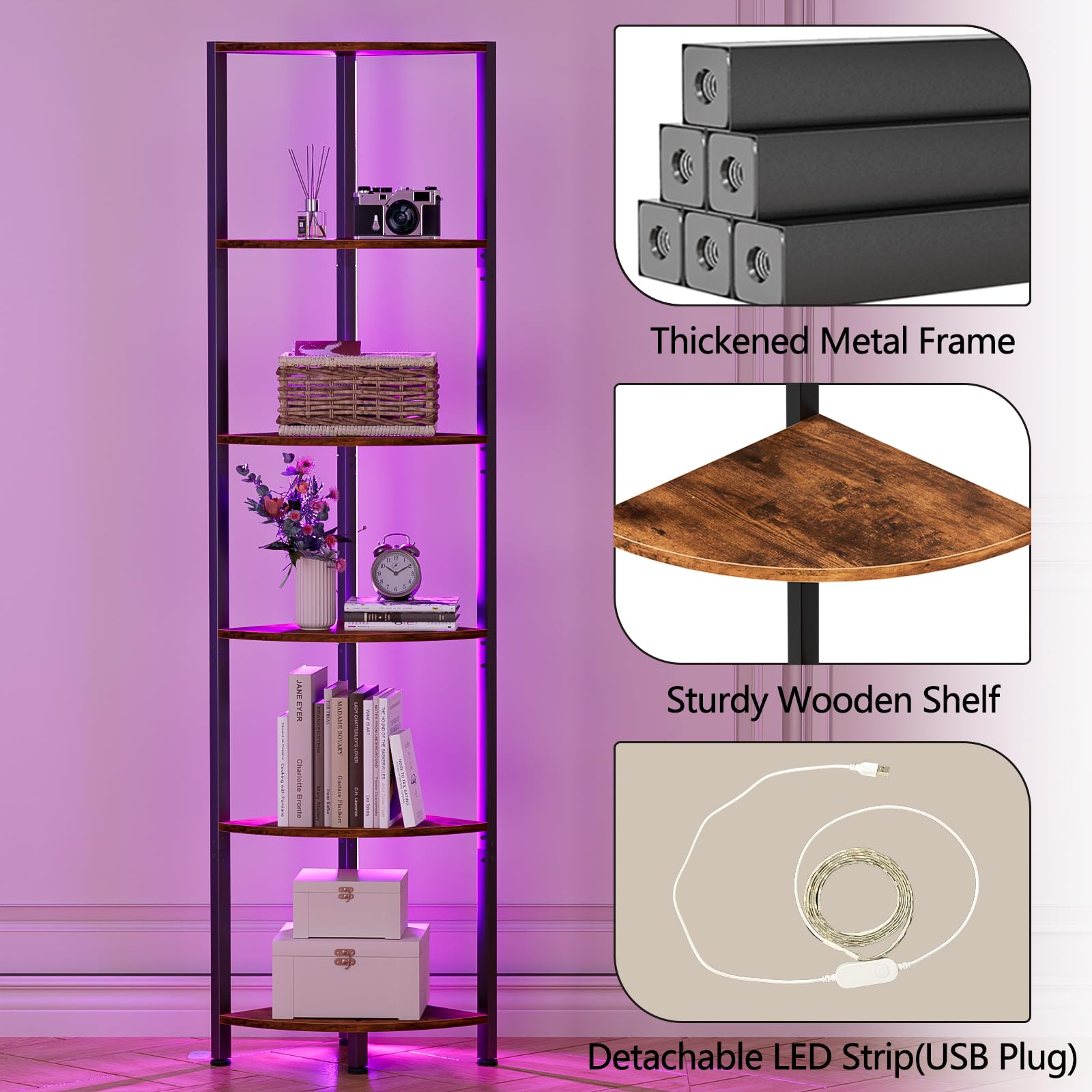 Furnulem easy-assembly-instruction allows quick setup with included tools.