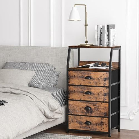 Furnulem fabric drawers store clothes and toys safely and neatly