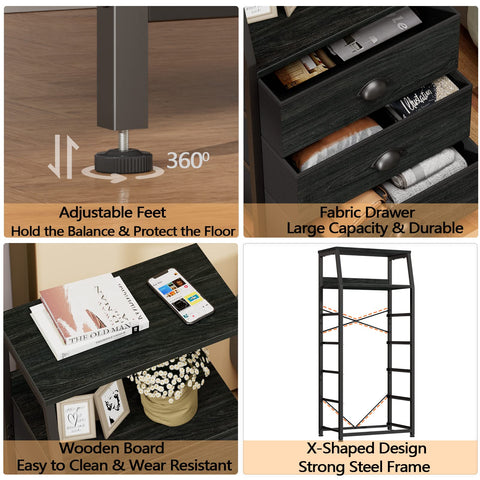Furnulem metal frame with reinforced back crossbars provides strong support.