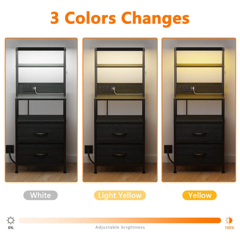 Furnulem night stand with adjustable feet protects floors and reduces wobble.