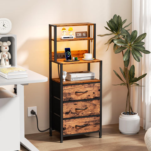 Furnulem night stand suitable for bedroom or hallway usage